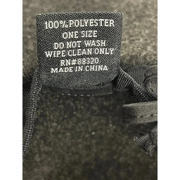 C. C. wide brim felt hat black with brown band - Picture 7 of 8